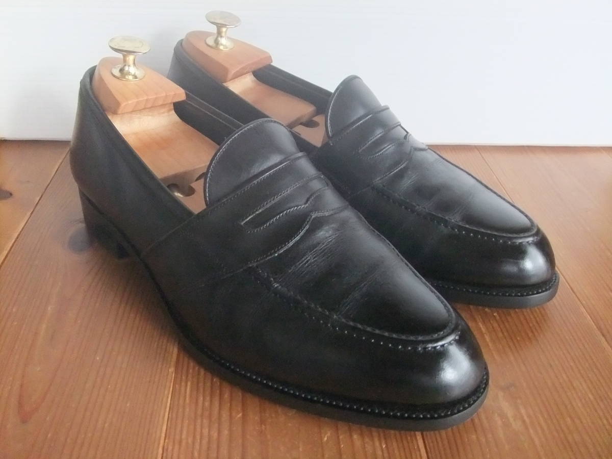 品質保証，限定SALE スコッチグレイン SCOTCH GRAIN 黒 ペニーローファー スリッポン 1231 ローファー ドレスシューズ ビジネス EEE 極上品 ヒロカワ(26.0cm)｜売買されたオークション情報、yahooの商品情報をアーカイブ 26.0cm