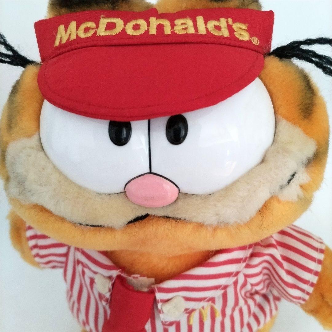 【1円スタート】マクドナルドのコスチュームを着たガーフィールド　美品