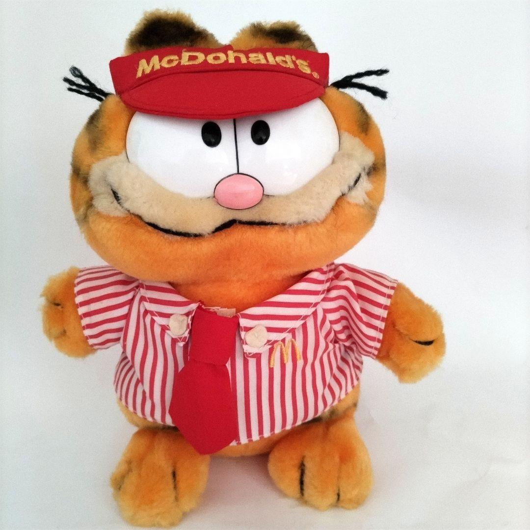 1円スタート】マクドナルドのコスチュームを着たガーフィールド 美品