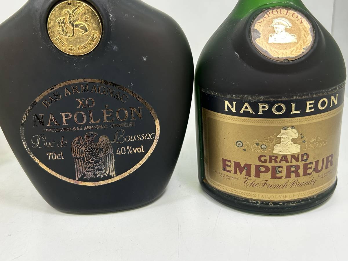 NAPOLÉONブランデー　4本 Chevalier Apollon Napoleon French Brandy 23.7
