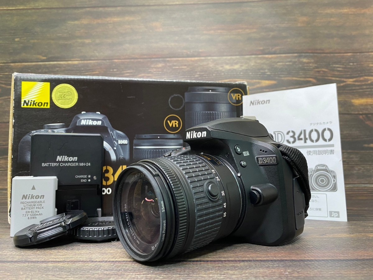D3400 デジタル一眼レフカメラ Nikon ニコン | 18-55 VR AF-P 一眼レフ