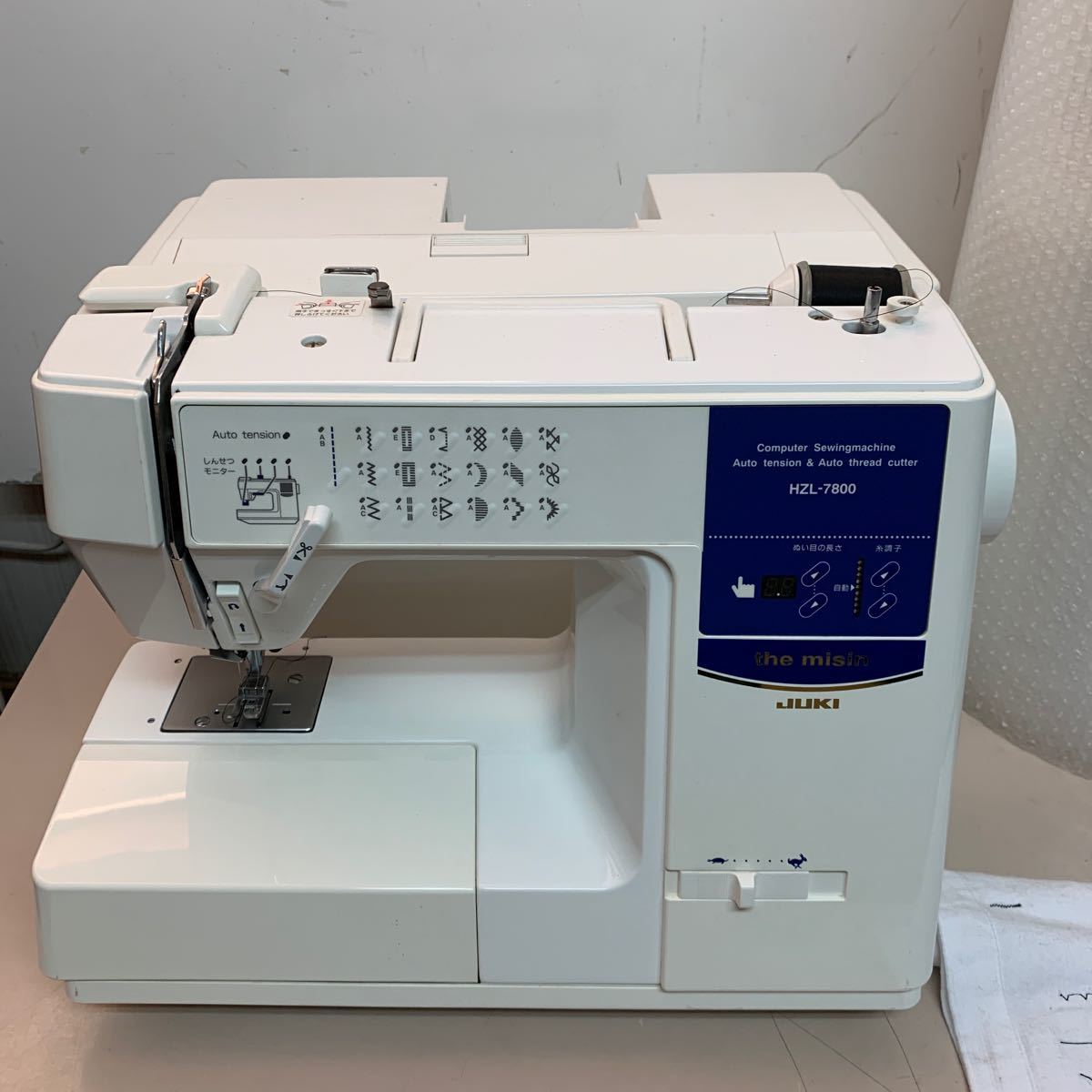 JUKI ジューキ コンピューターミシン HZL-7800 ケース付 ◎現状品