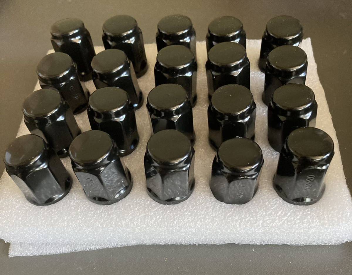 新品　1/2 20 ラグナット　20個　jeep ラングラー　チェロキー　フォード　ダッジラム　ナット　ホイール　ナット