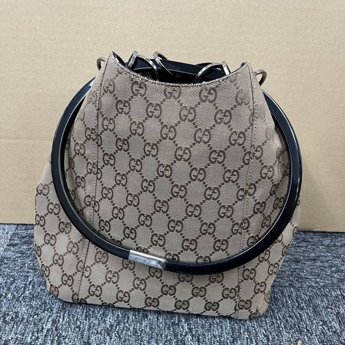 GUCCI GG柄 ハンドバッグ ワンショルダーバッグ 252.◎1円スタート◎GUCCI グッチ GG柄 ハンドバッグ ワンハンドル