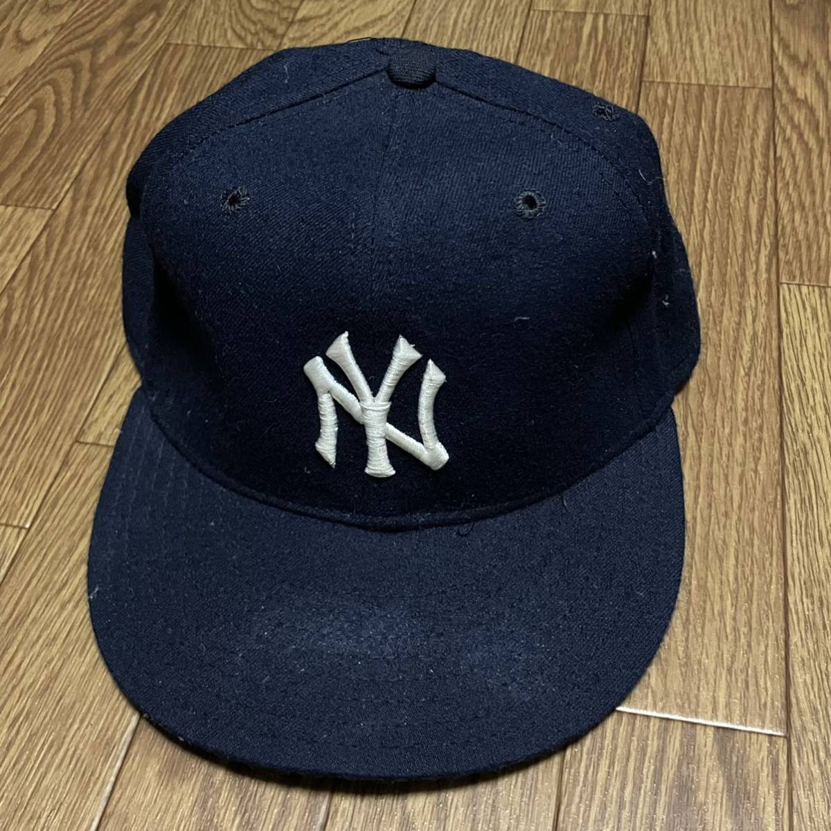 80s NEW ERA ニューエラ ヤンキースキャップ USA製 ビンテージ　ニューヨークヤンキース 7 3/4