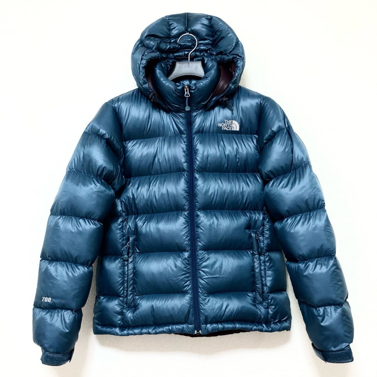 ノースフェイス ダウンジャケット レディースLサイズ 正規品 青 ブルー 本物 ヌプシ バルトロ ライト ヒマラヤン m2372