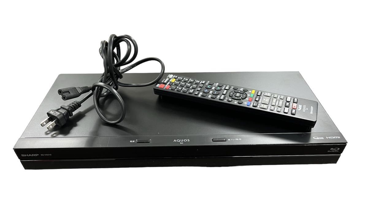 BD ブルーレイ レコーダー SHARP リモコン HDD AQUOS BD-NS510 通電