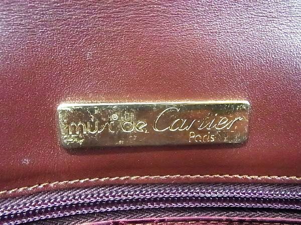 1円 □美品□ Cartier カルティエ マストライン レザー クラッチバッグ