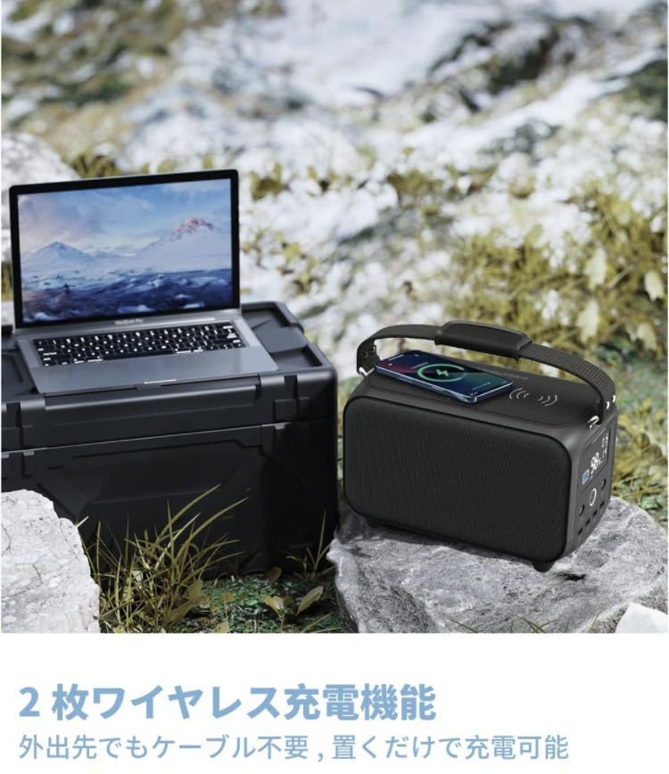 1F03z3M ESEPOWER ポータブル電源 400W 軽量 小型 大容量 414Wh