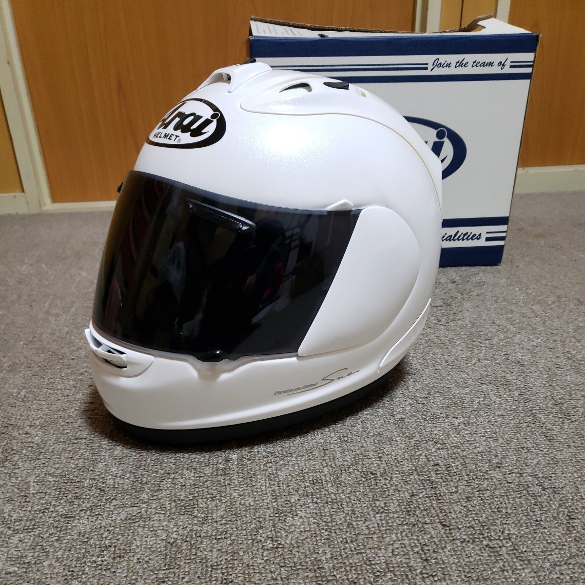 アライ ヘルメット RX-7RR5 グラスホワイト Arai
