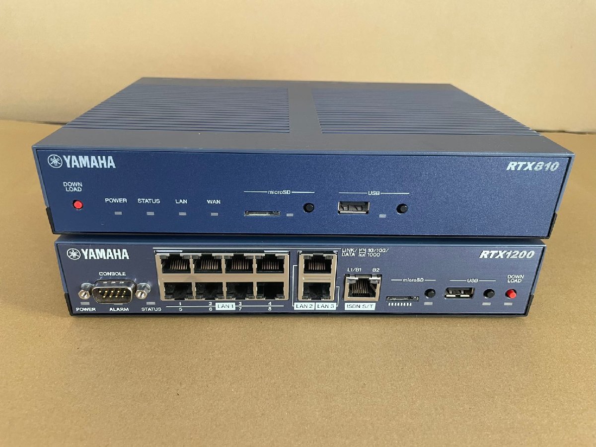 ジャンク現状品 初期化済み YAMAHA ギガアクセスVPNルーター RTX1200