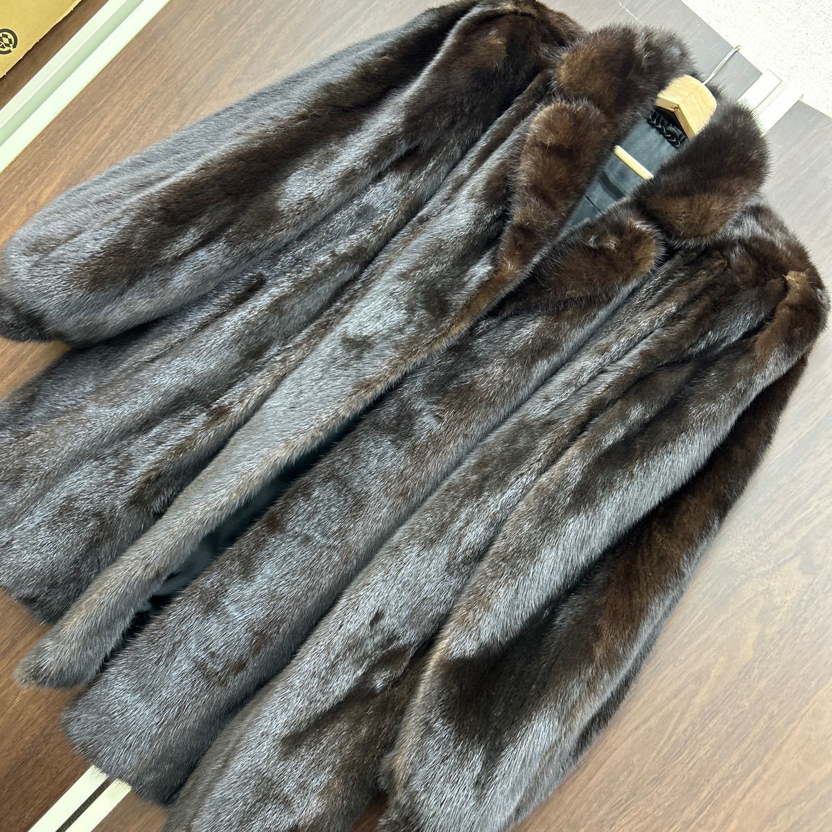 13. 毛皮　コート　アウター　MINK ファーコート ハーフコート 13 リアルファー ミンク　