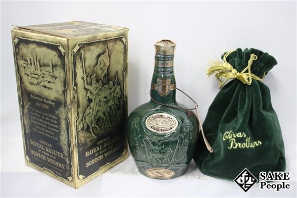 ◇注目! シーバスブラザーズ ロイヤル・サルート 21年 緑 陶器 700ml