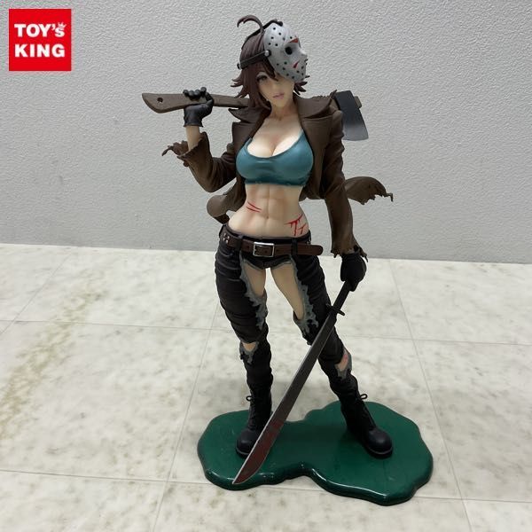 1円〜 ジャンク 箱無 コトブキヤ HORROR美少女 1/7 フレディVS