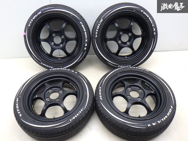 ○ブラックレーシング Black Racing PRO N1 14インチ 5J +45 PCD100 4 