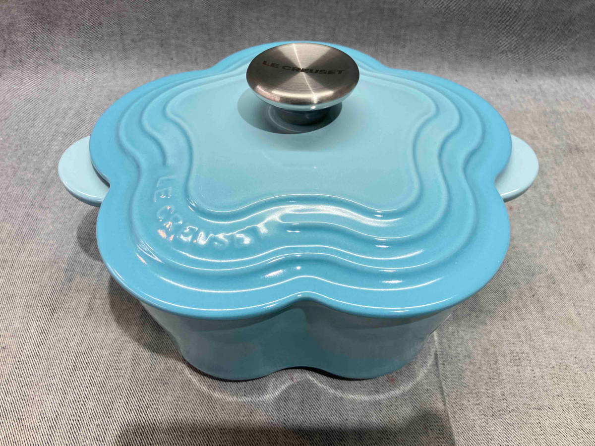 ル・クルーゼ ココットフルール 20cm 2.0L 両手鍋(15-06-02)