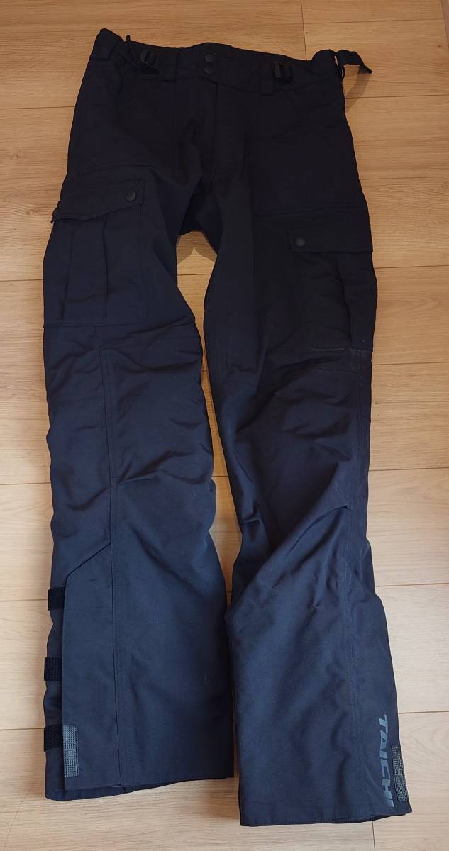RSタイチ RS TAICHI カーゴオーバーパンツ 防水 RSY549 ブラック