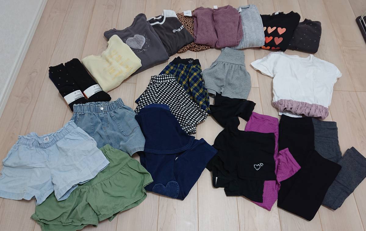 女の子 120 130 まとめ売り SLAPSLIP ALGY H&M GAP 等含む 計25点 