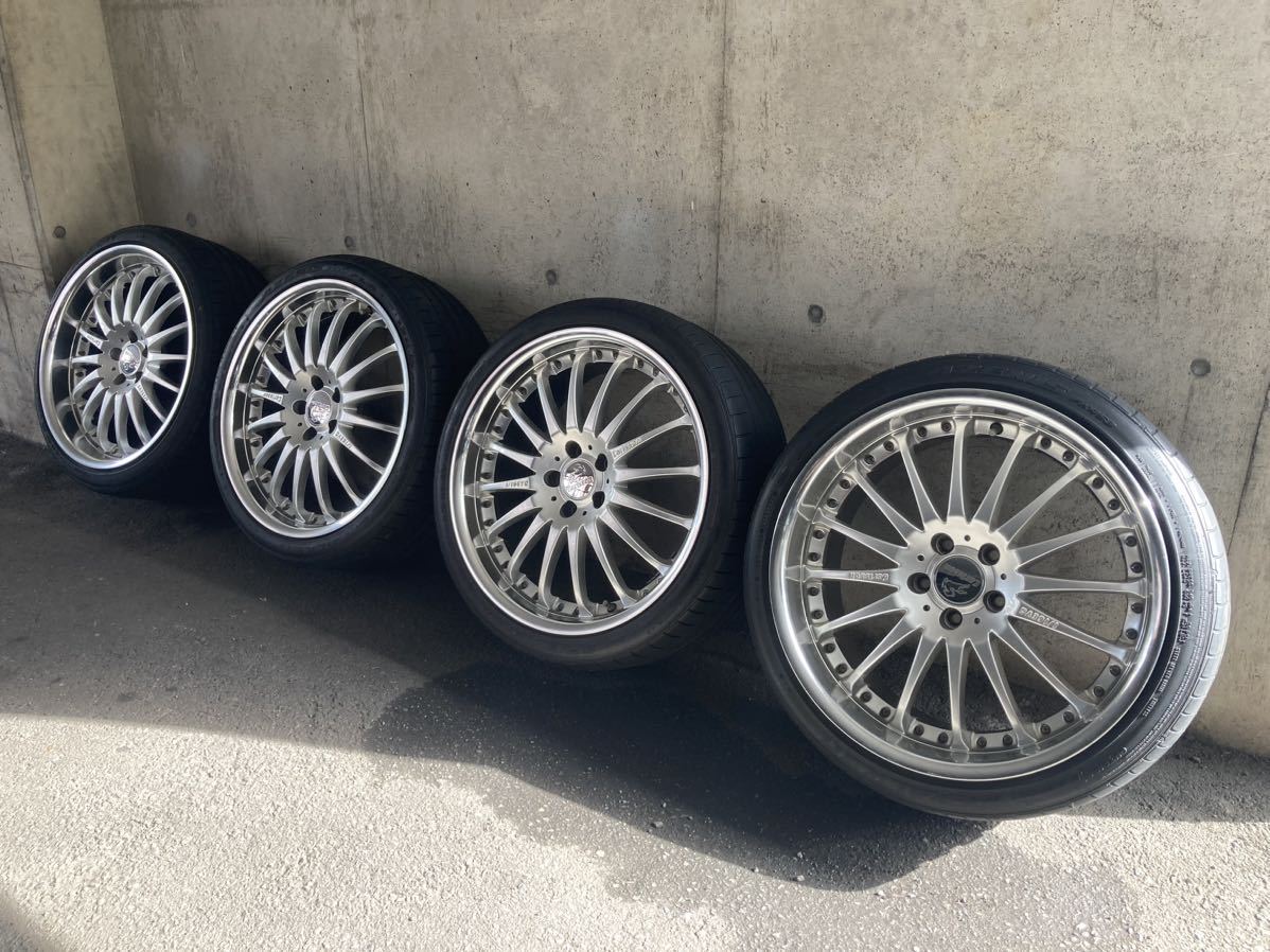 カールソン 1/16EVO 20インチアルミホイール タイヤ セット 8.5J 9.5J 