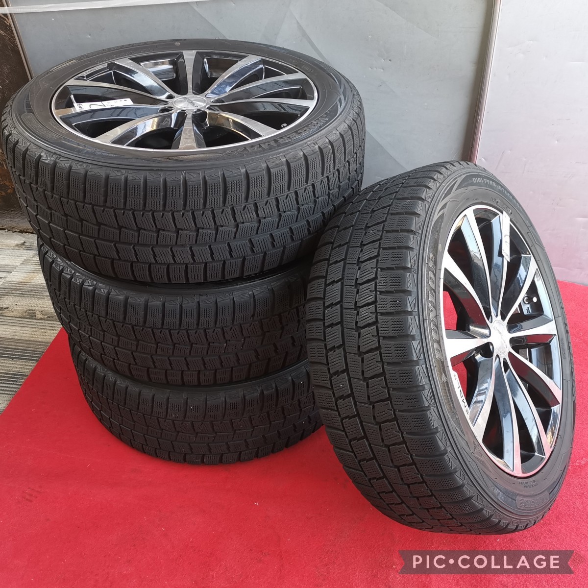 【人気SALE，2025】 VENERDI MADELENA マデリーナ 18インチ 7.5J +40 5H114.3 DUNLOP WINTERMAXX WM01 235/50R18 4本セットクラウン シーマ スカイライン等(スタッドレスタイヤ)｜売買されたオークション情報、yahooの商品情報をアー 5穴