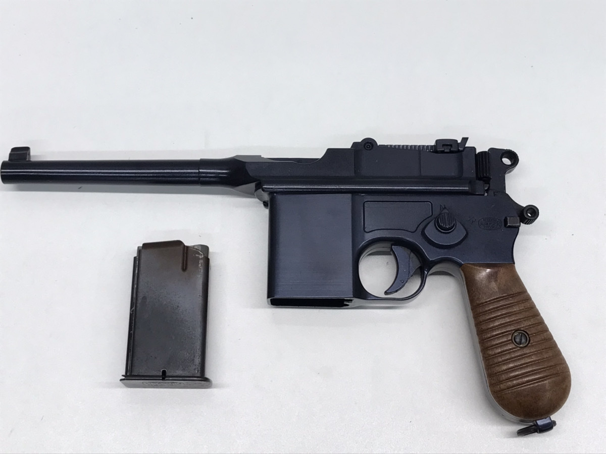 【マルシン　モーゼルM712　ABS製　モデルガン　ブルースチール系塗装済】