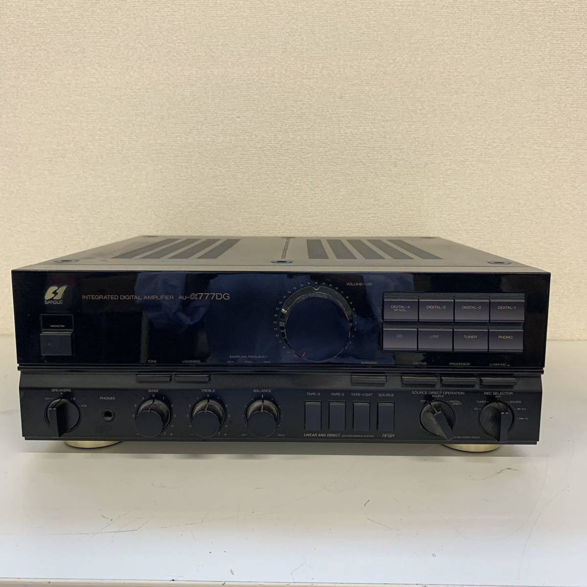 Ja3】 Sansui AU-α777DG プリメインアンプ 通電 現状品 オーディオ