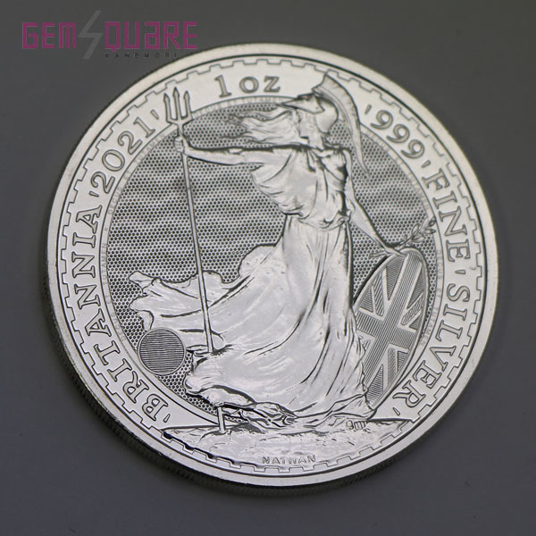 2021年 イギリス・ブリタニア銀貨1オンス イギリス ブリタニア 2ポンド