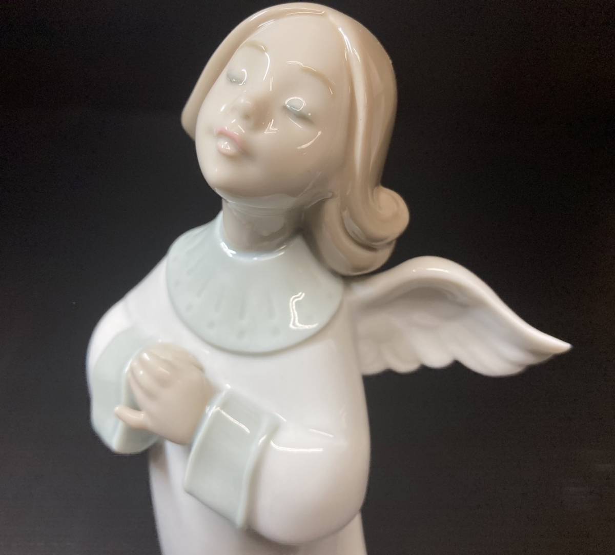吉斉23 1円オークション LLADRO リヤドロ 天使の願い フィギュリン