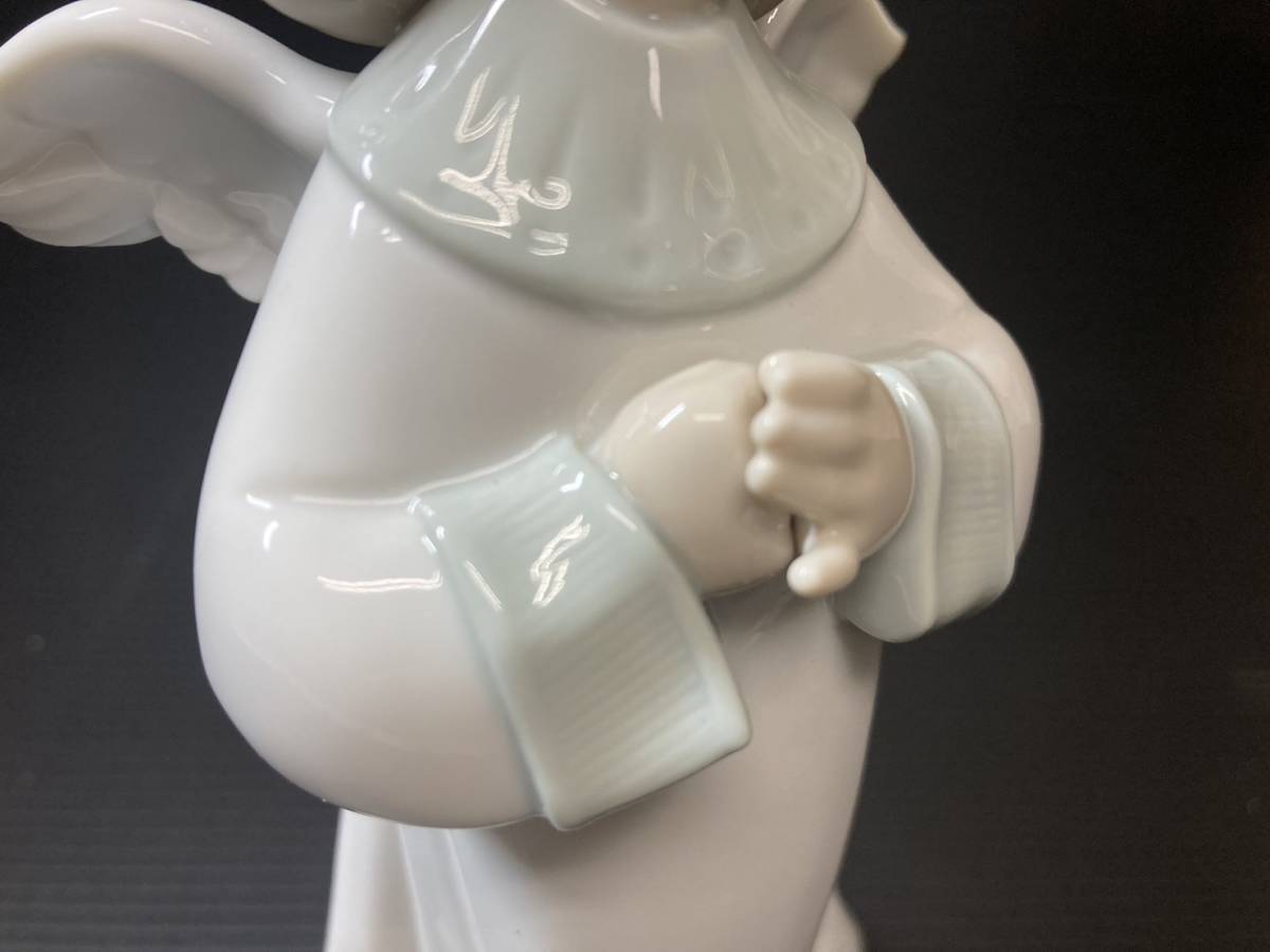 吉斉23 1円オークション LLADRO リヤドロ 天使の願い フィギュリン