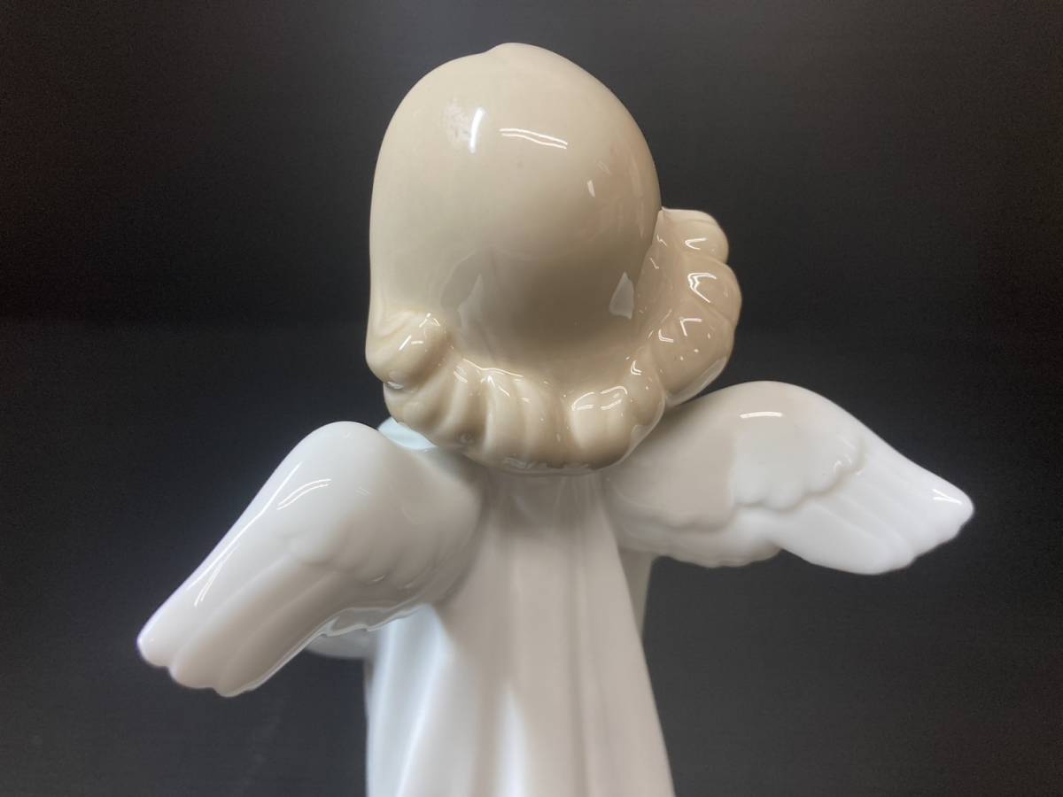 吉斉23 1円オークション LLADRO リヤドロ 天使の願い フィギュリン