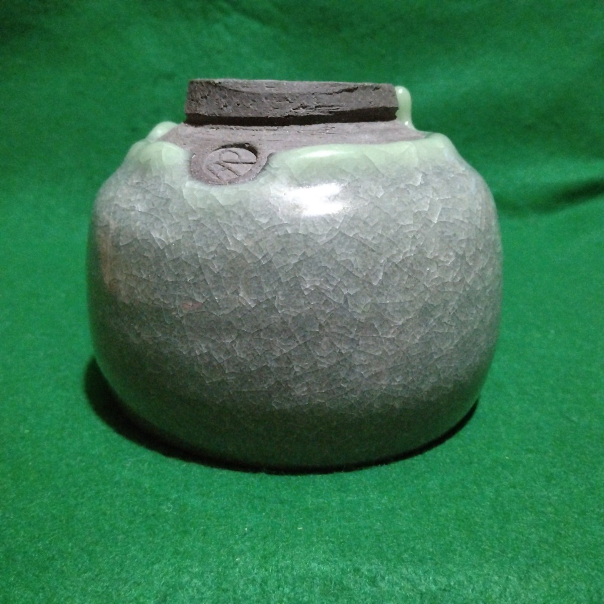 清水卯一 人間国宝 茶道具 - 作 | 青瓷氷裂貫入文茶碗 Yahoo!オークション