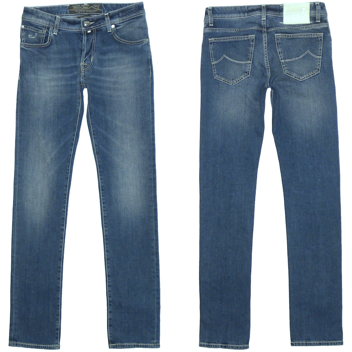 JACOB COHEN TYPE 622.C W30 スリムストレート ストレッチデニムパンツ 