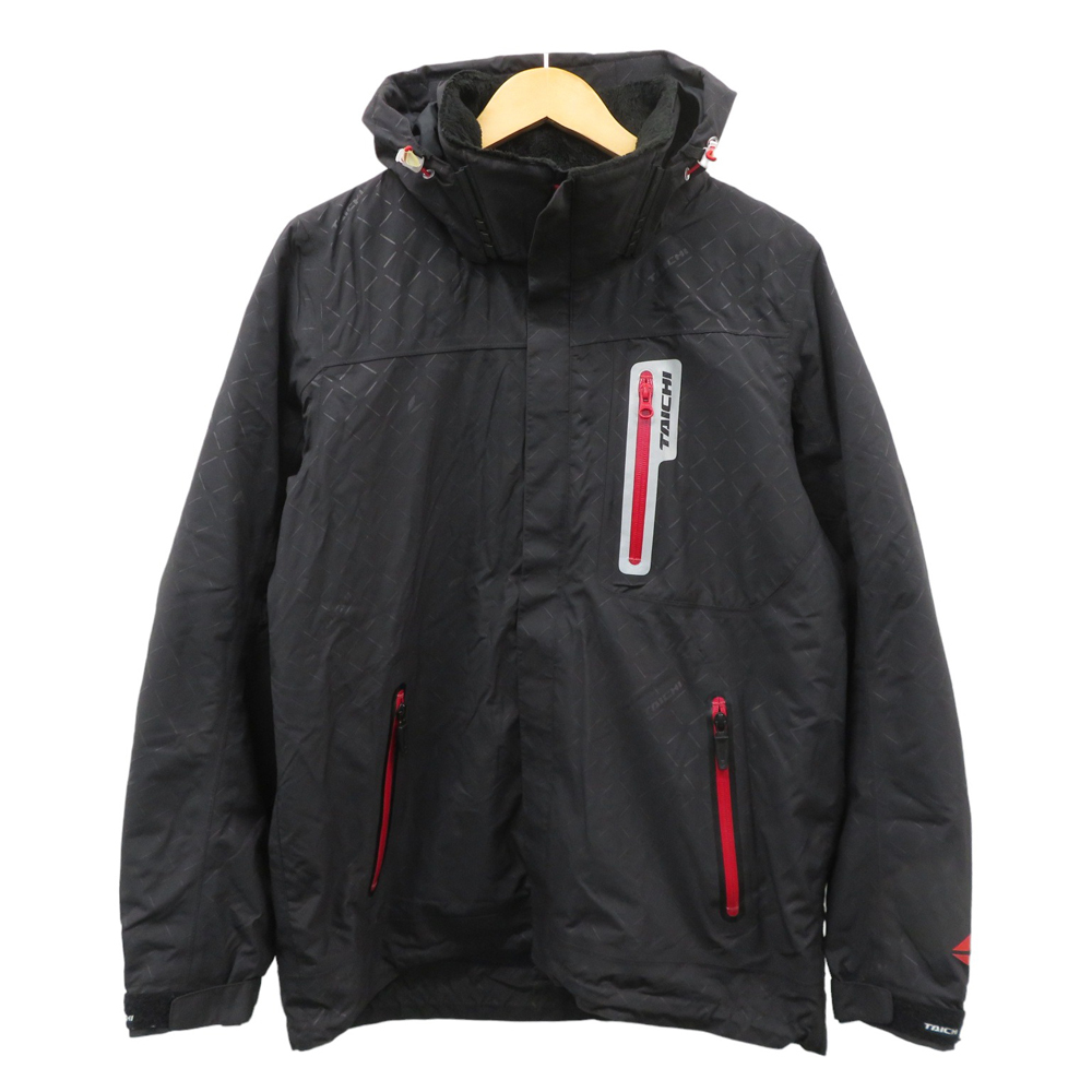 【1円】RS TAICHI アールエスタイチ RSJ707 モトレック ウィンタージャケット 総柄 ブラック系 L [240001965256]