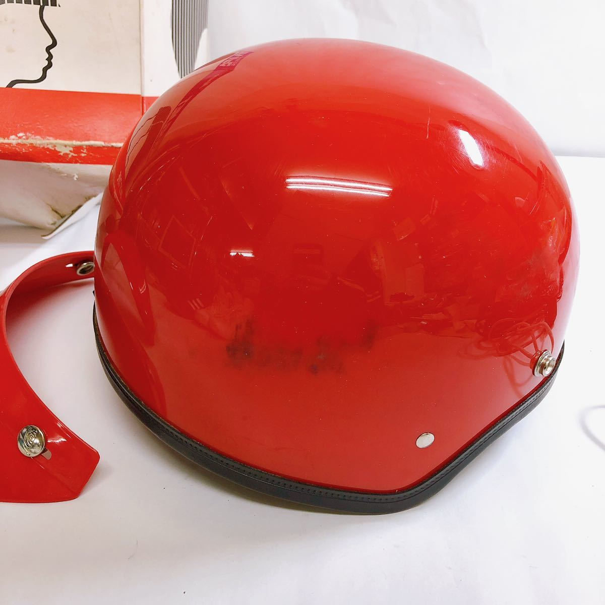 当時もの MACH HELMET マッハヘルメット 半ヘル 半帽 ヴィンテージ