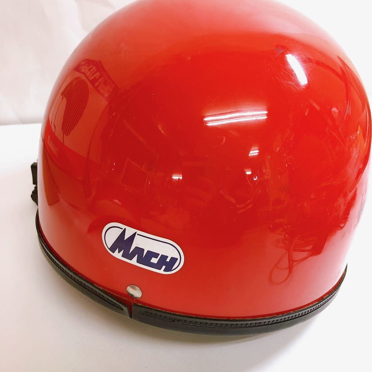 当時もの MACH HELMET マッハヘルメット 半ヘル 半帽 ヴィンテージ