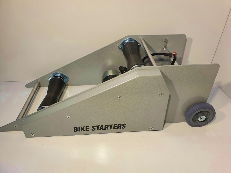 電動エンジンスターター スターターローラー パドックスターター 強化タイプ 中古(シルバー or　グリーン）