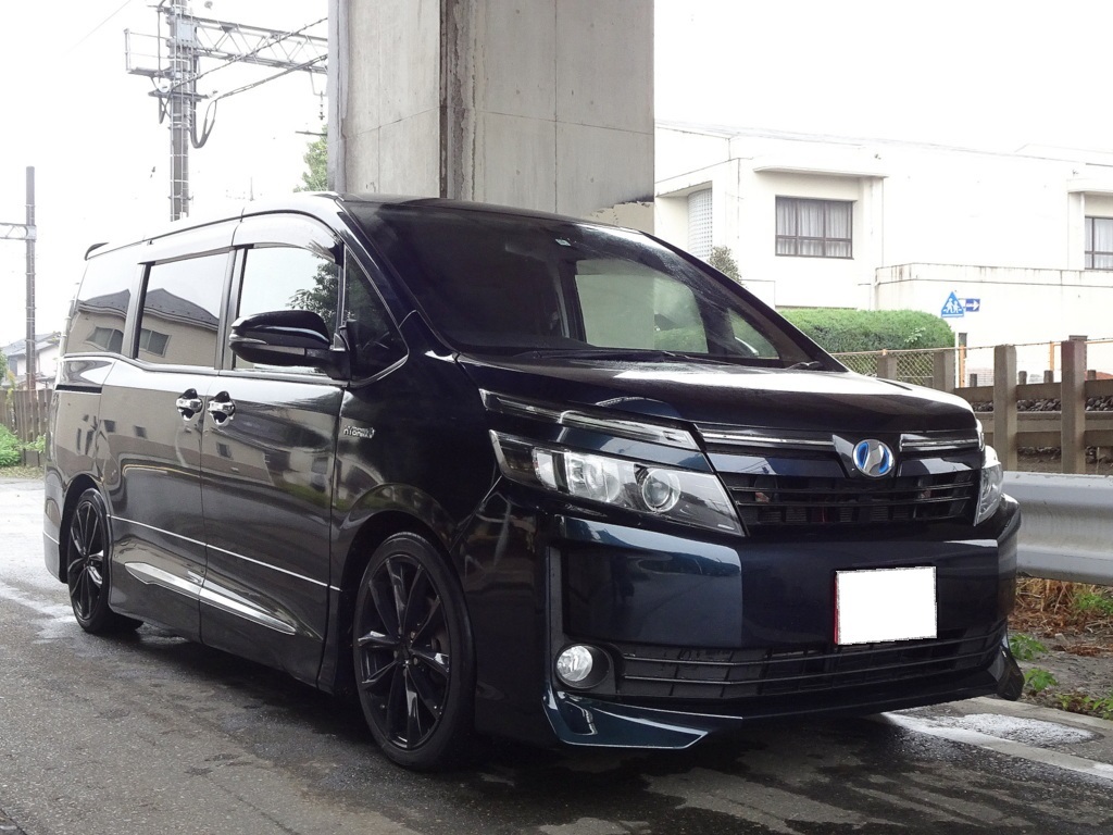車検満タン ヴォクシー ハイブリッドV ナビ TV Bluetooth バックカメラ パワスラ スマキー シートヒーター クルコン エアロ LEDライト ETC