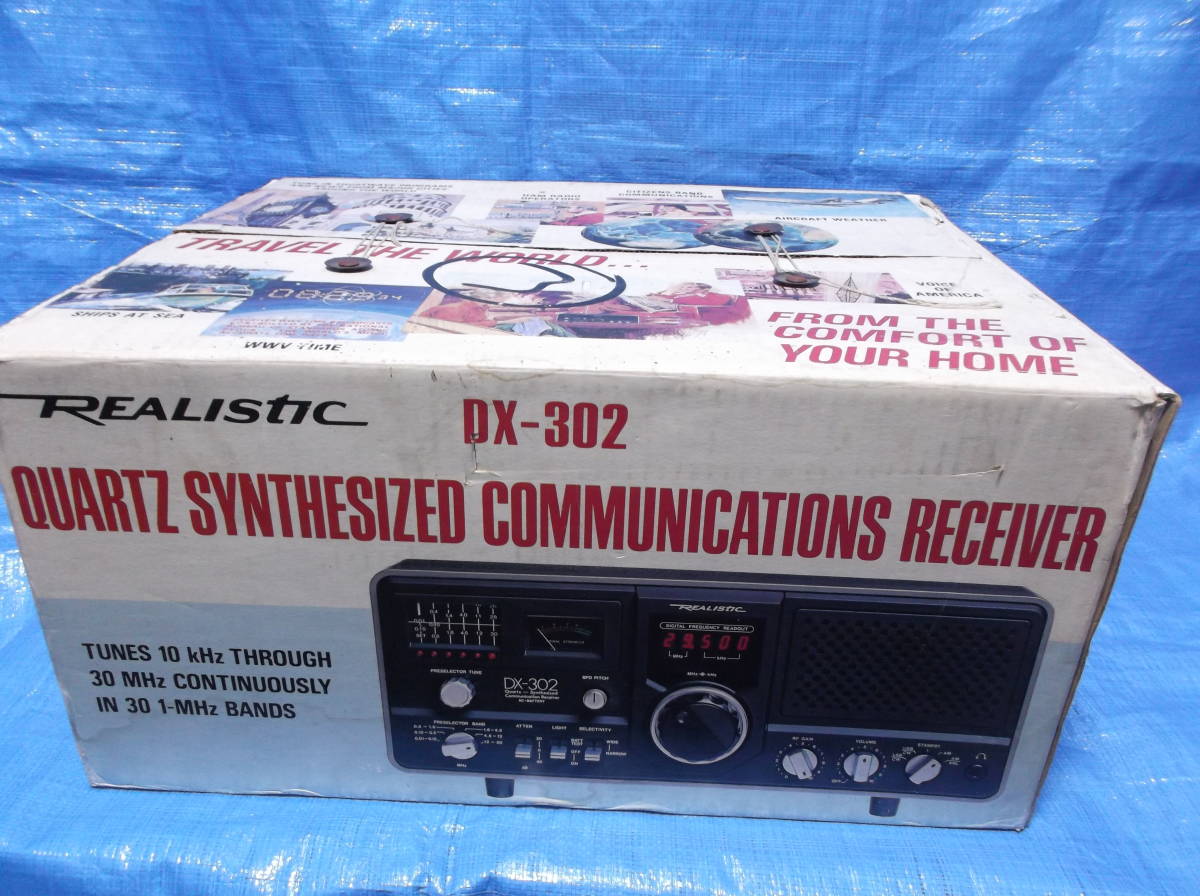 希少！　ＲＥＡＬＩＳＴＩＣ　ＤＸ－３０２　元箱入り　動作品　貴重な取説コピー付き　