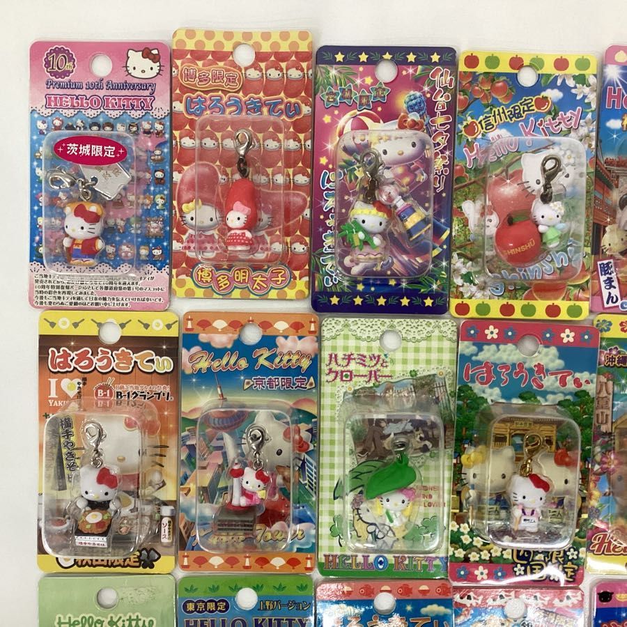 未開封】サンリオ ご当地ハローキティ ファスナーチャーム まとめ売り