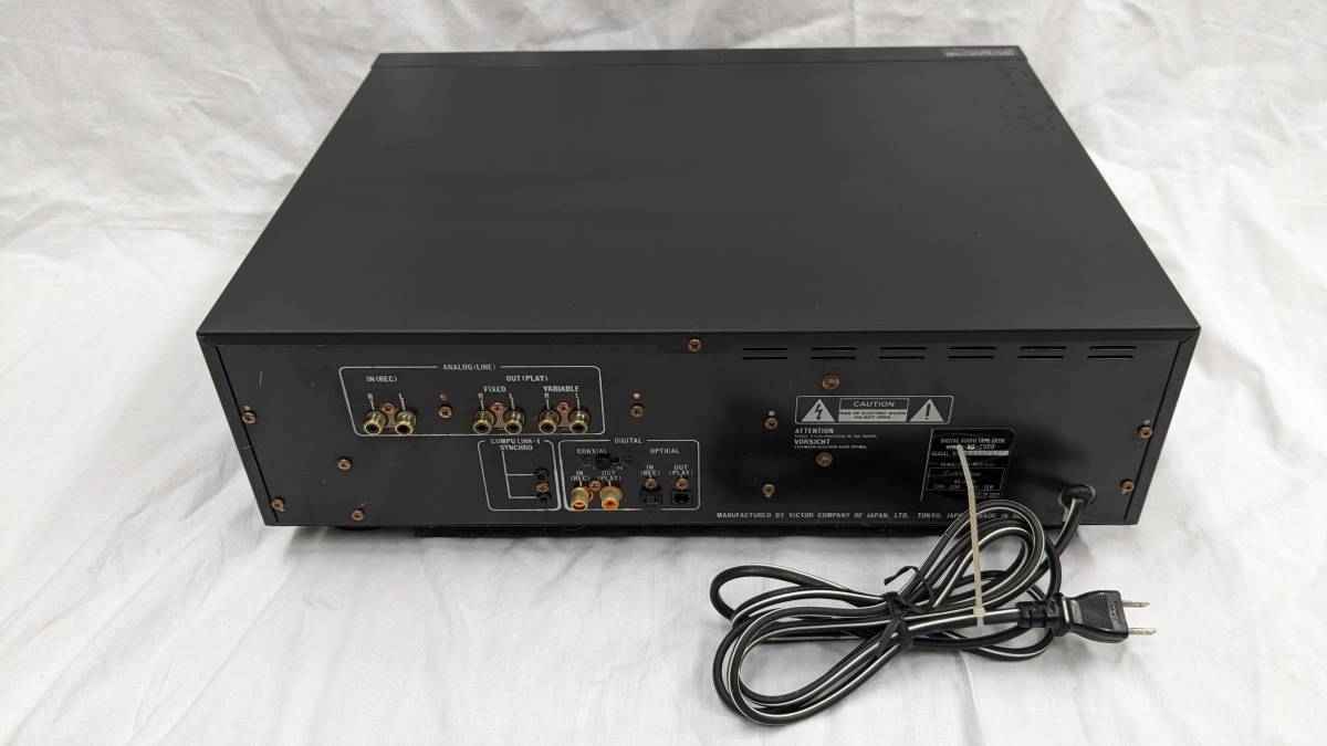 動作品】Victor XD-Z909 DATデッキ 録再OK ディスプレイ正常点灯