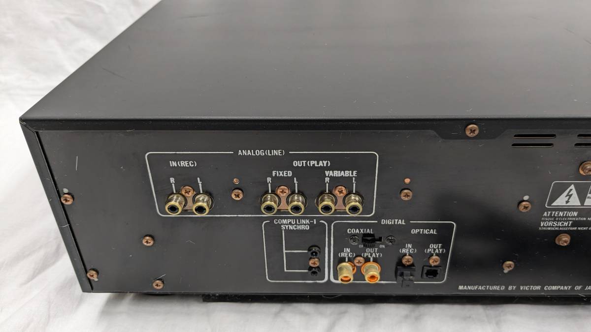動作品】Victor XD-Z909 DATデッキ 録再OK ディスプレイ正常点灯