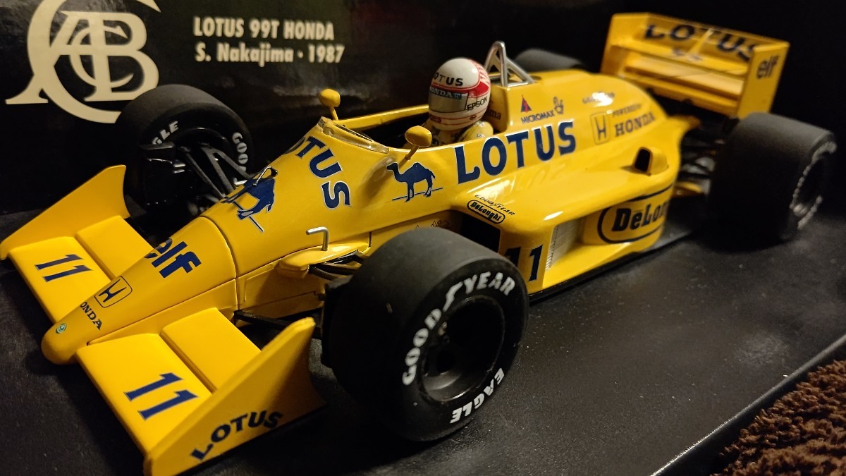 ミニチャンプス PMA 1/18 ロータス・99T・ホンダ 1987 中嶋悟