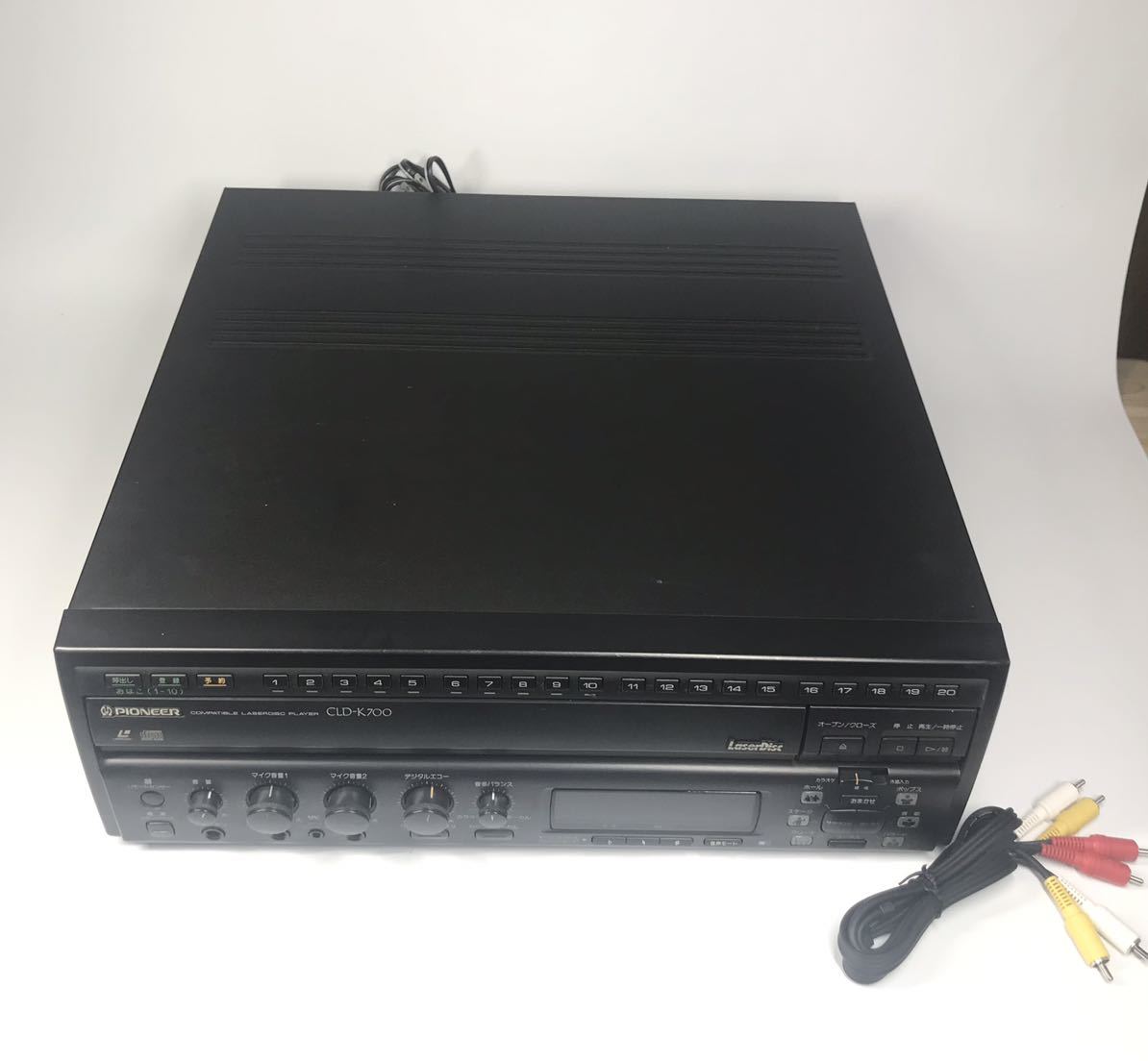 Pioneer CLD-K700 レーザーディスクプレーヤー PIONEER パイオニア LDプレーヤー CLD-K700 カラオケレーザーディスク
