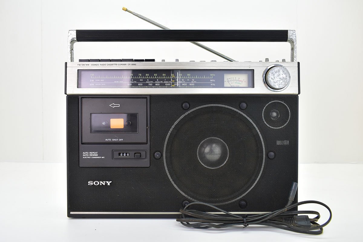 SONY CF-1990 ラジカセ[ソニー][ラジオカセットレコーダー][RADIO