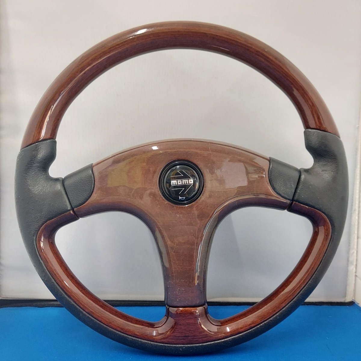MOMO/モモ ウッドコンビ ステアリング TYP-D36 Made in ITALY もくステ