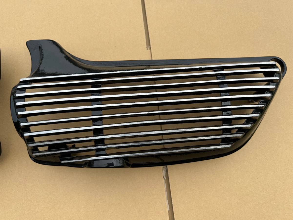 kawasaki Z1 Z2 アルフィン サイドカバー ブラック 左右セット