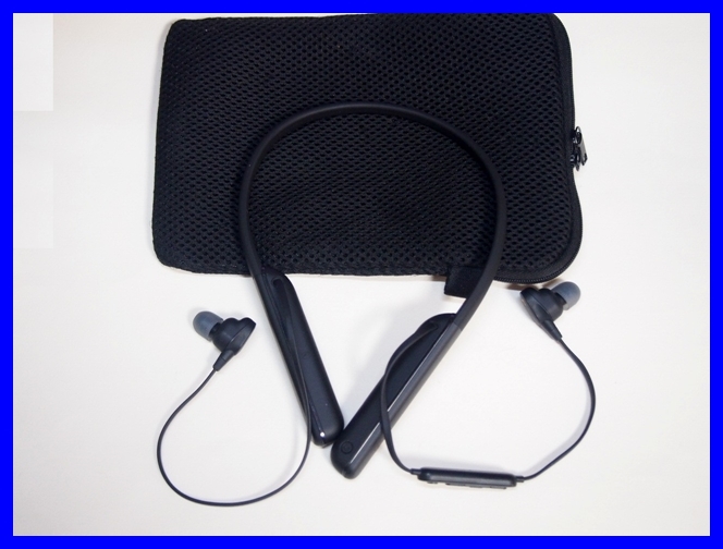 ★SONY ソニー ワイヤレス ノイズキャンセリング ステレオヘッドセット WI-1000XM2 ブラック 動作OK！★