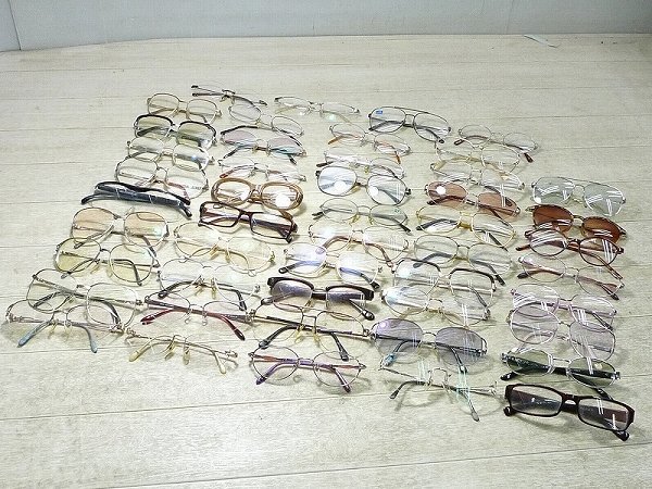 ▲802033*11▲めがね眼鏡48点まとめて　BurberrysバーバリーDUNHILLダンヒル　citizen　milaschon　POLLINI　フレーム　メガネ