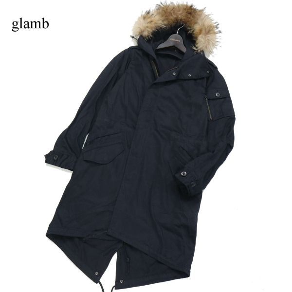 glamb グラム 秋冬 リアルファー☆ M-51 ミリタリー モッズコート Sz.1
