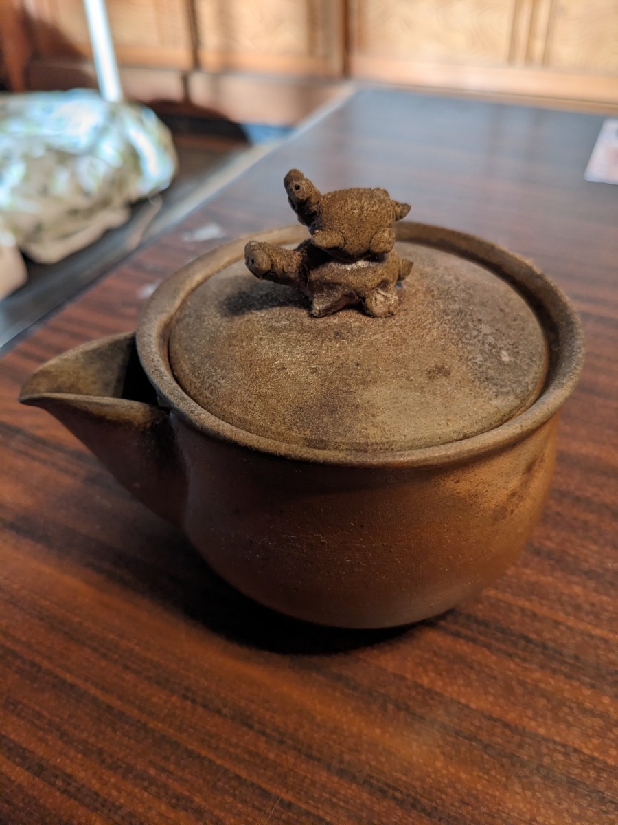 急須 朱泥 煎茶道具 紫砂 唐物 大振 単孔口 中国宜興 款 聖〕唐物 中国